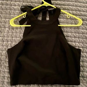 Express Open Back Top with Halter Neck - Size 6